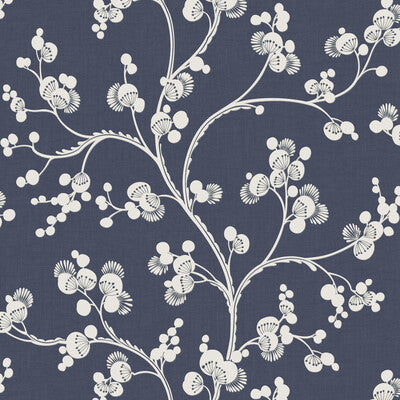 Kravet Design - W3772-50 Blue | Kravet Design | Botanical & Floral Wallcovering Print