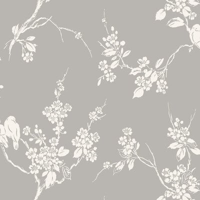 Kravet Design - W3773-11 Grey | Kravet Design | Flora & Fauna Wallcovering Print