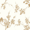 W3773-4 White | Kravet Design | Flora & Fauna Wallcovering Print
