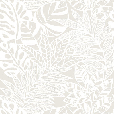 Kravet Design - W3774-101 White | Kravet Design | Botanical & Floral Wallcovering Print