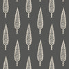 Kravet Design - W3775-8 Charcoal | Kravet Design | Botanical & Floral Wallcovering Print