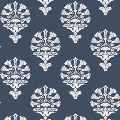 Kravet Design - W3778-50 Dark Blue Wallcovering | Kravet