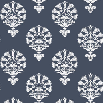 Kravet Design - W3778-50 Dark Blue Wallcovering | Kravet