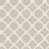 Kravet Design - W3779-106 Taupe | Kravet Design | Lattice/Scrollwork Wallcovering Print