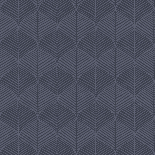 Kravet Design - W3780-50 Dark Blue Wallcovering | Kravet