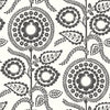 Kravet Design - W3783-8 Black | Kravet Design | Botanical & Floral Wallcovering Print