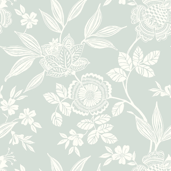 Kravet Design - W3784-23 Green Wallcovering | Kravet