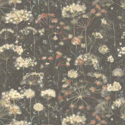 Kravet Design - W3785-8 Black | Kravet Design | Candice Olson Collection | Botanical & Floral Wallcovering Print