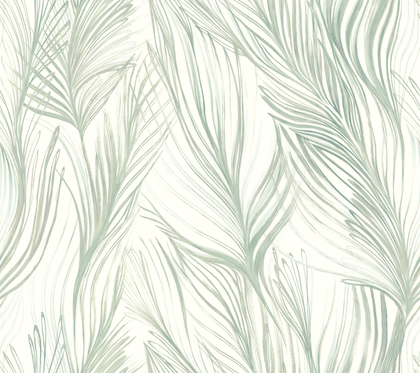 W3790-5 Blue | Kravet Design | Candice Olson Collection | Botanical & Floral Wallcovering Print