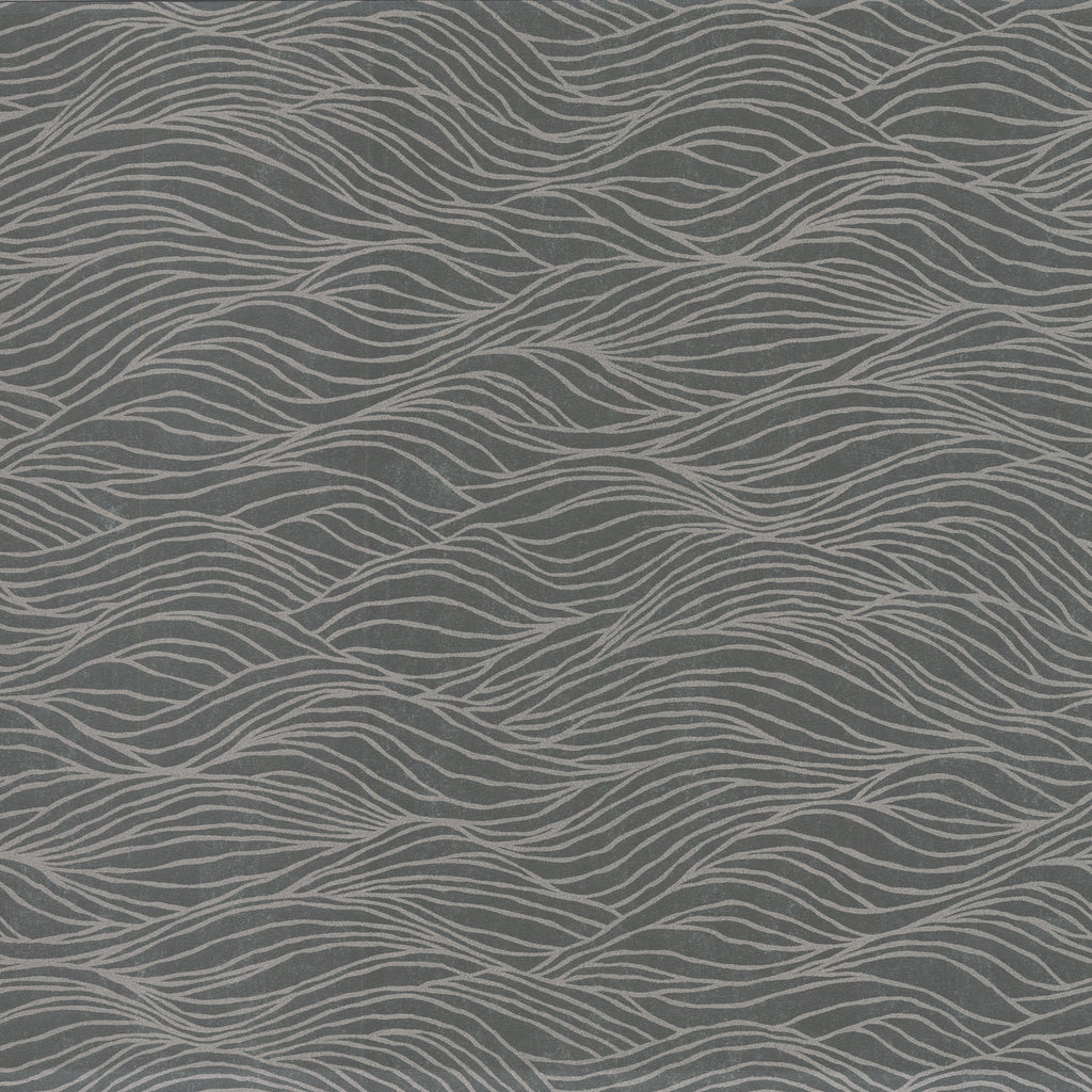 Kravet Design - Charcoal Gray Wallcovering | Kravet