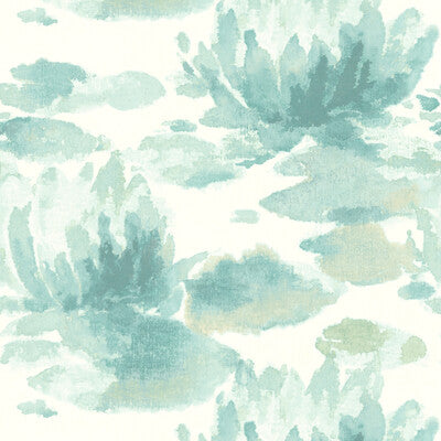 Kravet Design - W3795-135 Blue Wallcovering | Kravet