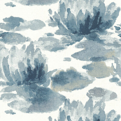 Kravet Design - W3795-5 Blue | Kravet Design | Candice Olson Collection | Abstract Wallcovering Print