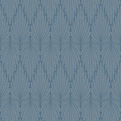 Kravet Design - W3797-5 Blue | Kravet Design | Candice Olson Collection |Modern Wallcovering Print