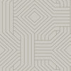 Kravet Design - W3798-11 Taupe | Kravet Design | Candice Olson Collection |Geometric Wallcovering Print
