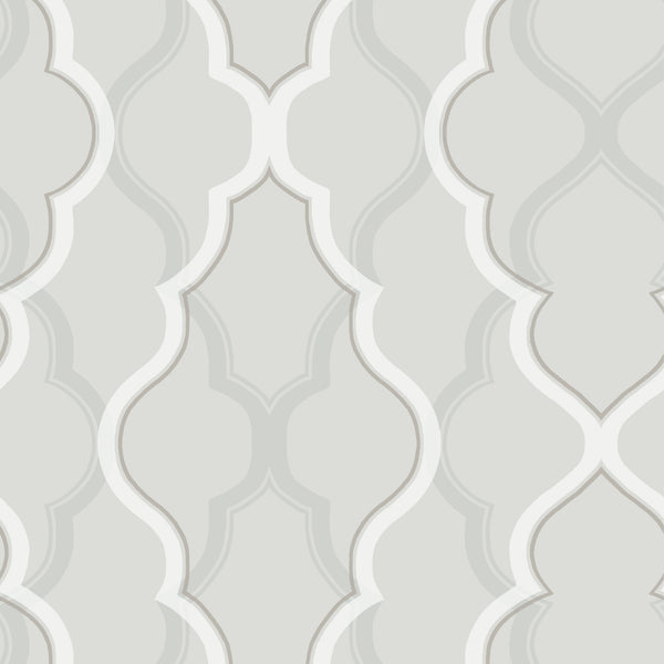 Kravet Design - W3799-11 Silver Wallcovering | Kravet