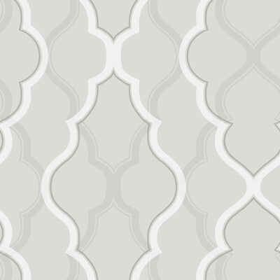 Kravet Design - W3799-11 Silver | Kravet Design | Candice Olson Collection |Damask Wallcovering Print