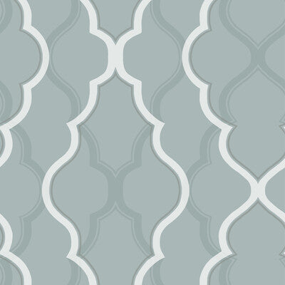 Kravet Design - W3799-35 Teal | Kravet Design | Candice Olson Collection |Damask Wallcovering Print