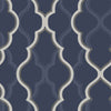 Kravet Design - W3799-50 Dark Blue | Kravet Design | Candice Olson Collection |Damask Wallcovering Print