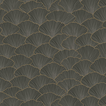 Kravet Design - W3802-21 Charcoal Wallcovering | Kravet