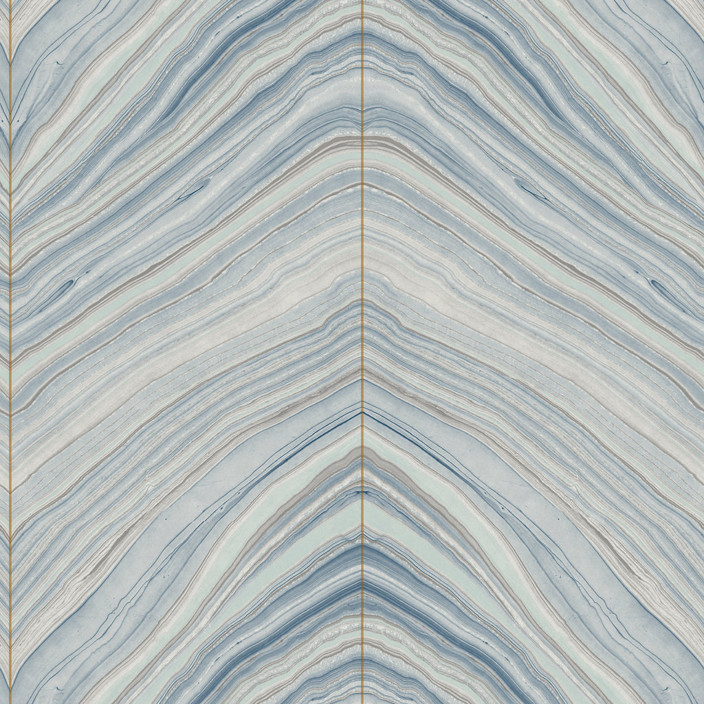 W3803-5 Blue | Kravet Design | Candice Olson Collection |Modern Wallcovering Print