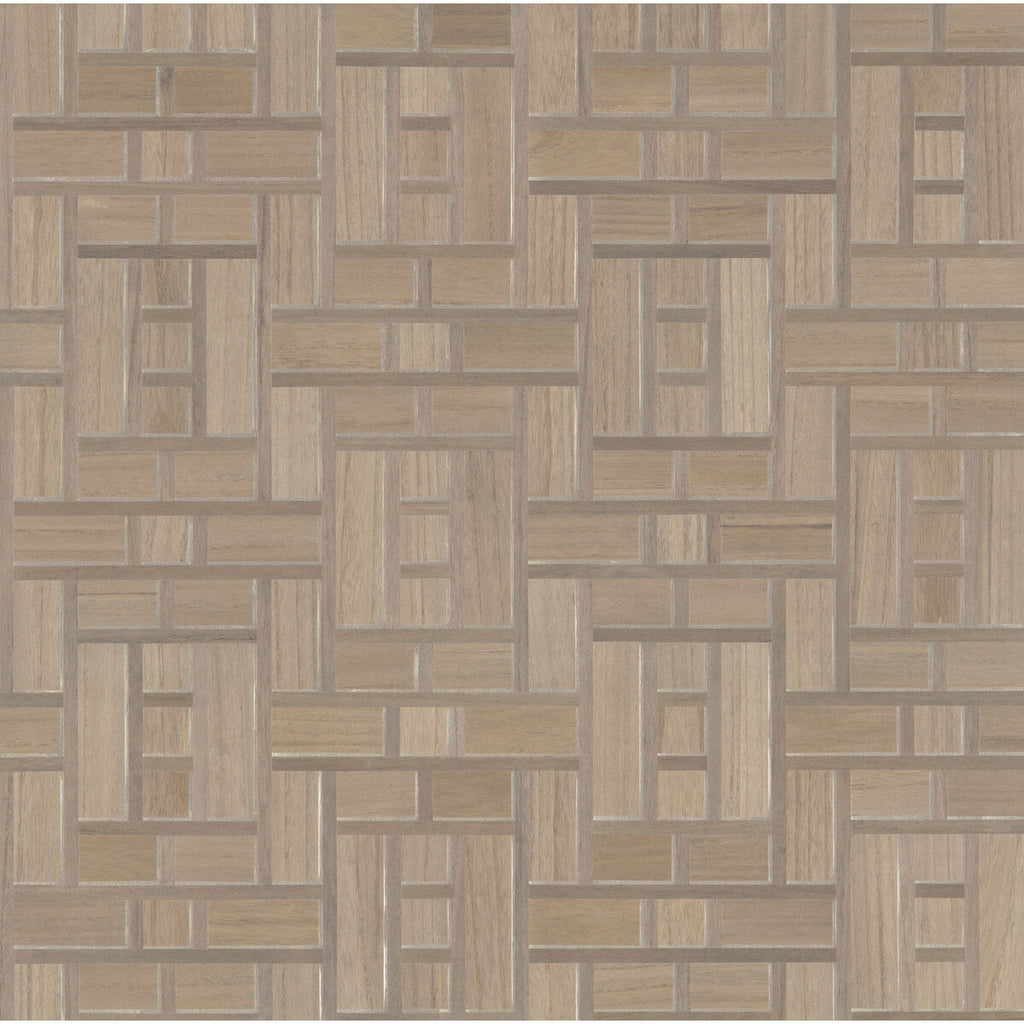 Kravet Design - W3816-11 Grey | Kravet Design | Ronald Redding |Geometric Metallic Wallcovering Print