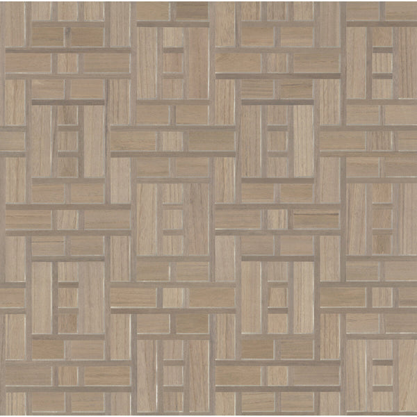 Kravet Design - W3816-11 Grey | Kravet Design | Ronald Redding |Geometric Metallic Wallcovering Print