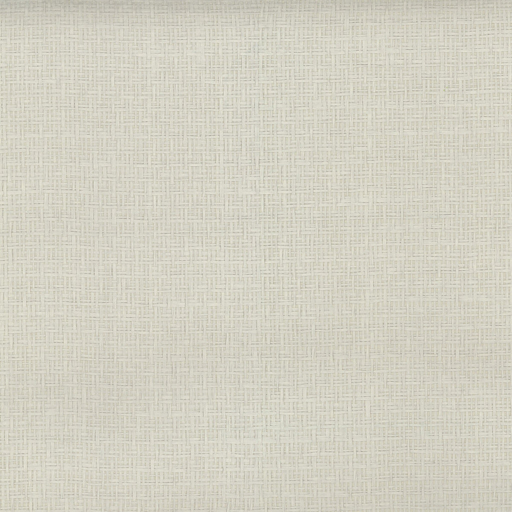 Kravet Design - W3821-101 White | Kravet Design | Candice Olson Collection | Solid Texture Wallcovering Grasscloth