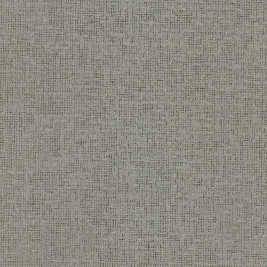 Kravet Design - W3821-21 Grey | Kravet Design | Candice Olson Collection | Solid Texture Wallcovering Grasscloth