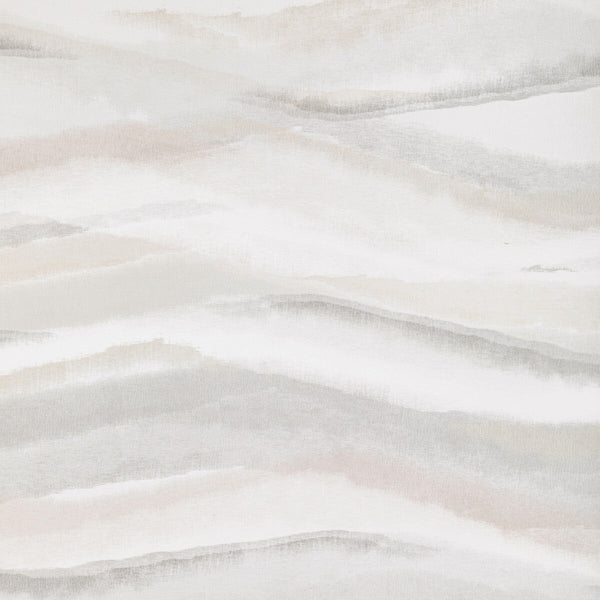 Striate Wp - Platinum Silver | Kravet Couture | Modern Luxe Wallcovering | Modern Wallcovering Print