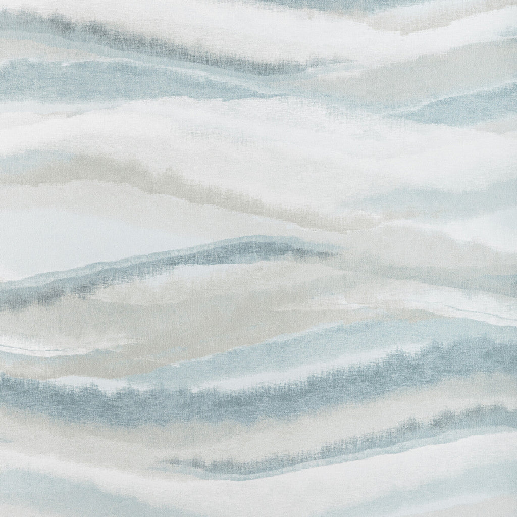 Striate Wp - Chambray Blue | Kravet Couture | Modern Luxe Wallcovering | Modern Wallcovering Print