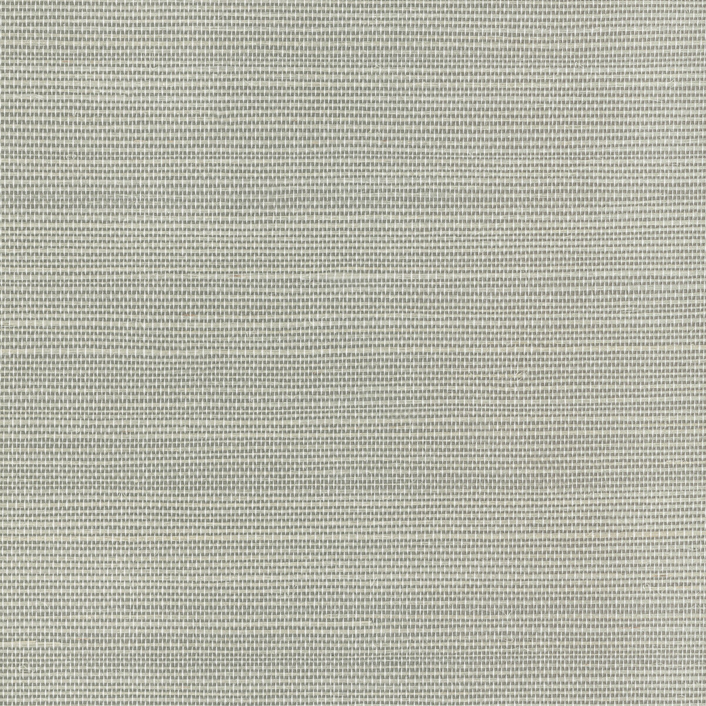 Luxe Sisal - Grey Grey | Kravet Couture | Modern Luxe Wallcovering | Solid Texture Wallcovering