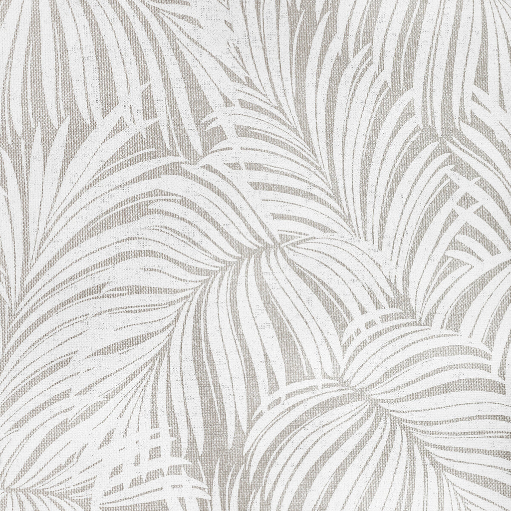 Leaf Paperweave - Silver Silver | Kravet Couture | Modern Luxe Wallcovering | Botanical & Floral Tropical Wallcovering Print