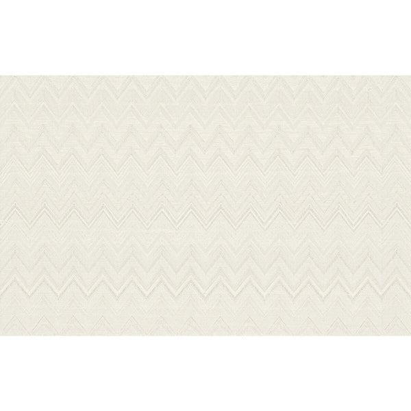 Happy Zig Zag Wp - 10337 Ivory | Kravet Couture | Missoni Home Wallcoverings 04 |Modern Geometric Wallcovering Print