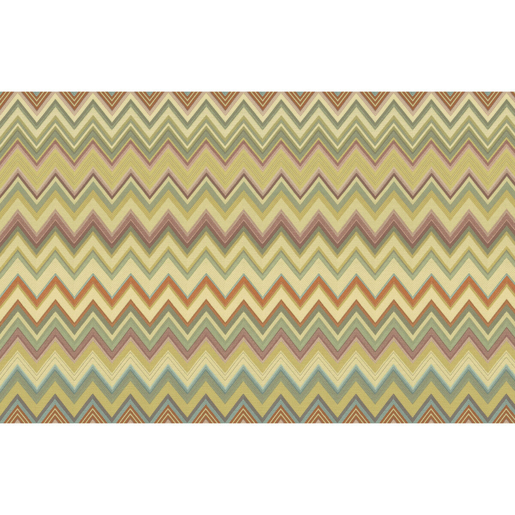 Happy Zig Zag Wp - 10336 Gold | Kravet Couture | Missoni Home Wallcoverings 04 |Modern Geometric Wallcovering Print