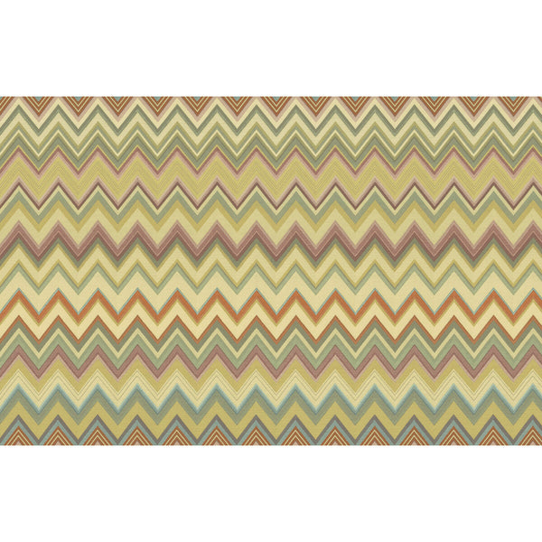 Happy Zig Zag Wp - 10336 Gold | Kravet Couture | Missoni Home Wallcoverings 04 |Modern Geometric Wallcovering Print