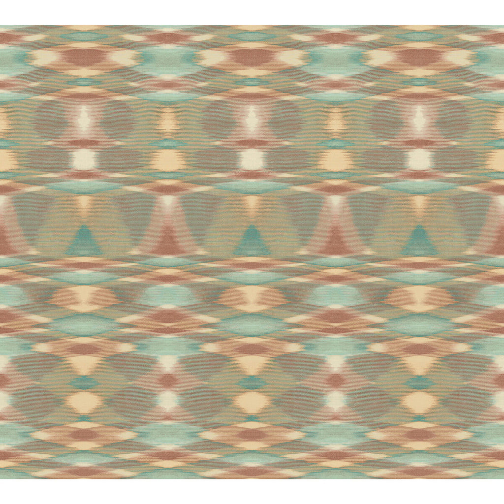 Sunrise Flame Wp - 10322 Blue | Kravet Couture | Missoni Home Wallcoverings 04 |Modern Geometric Wallcovering Print