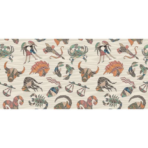 Constellations Wp - 10352 Grey | Kravet Couture | Missoni Home Wallcoverings 04 | Novelty Wallcovering Print