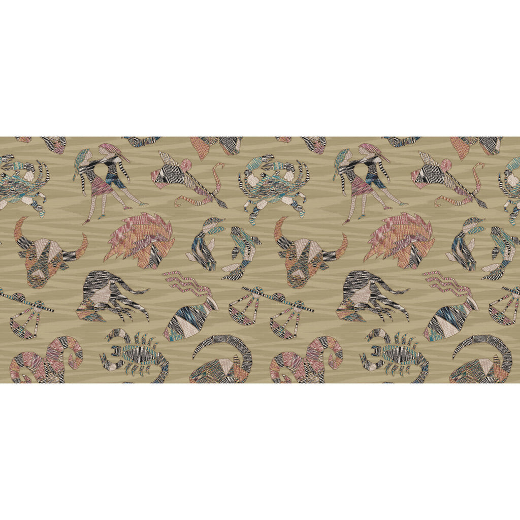 Constellations Wp - 10350 Beige | Kravet Couture | Missoni Home Wallcoverings 04 | Novelty Wallcovering Print