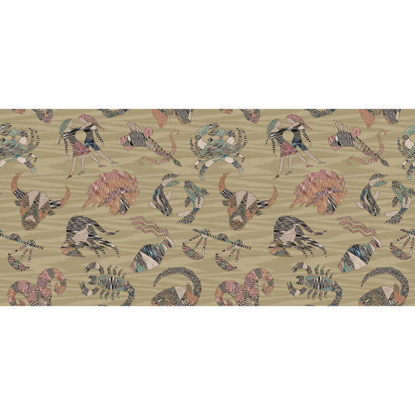 Constellations Wp - 10350 Beige | Kravet Couture | Missoni Home Wallcoverings 04 | Novelty Wallcovering Print