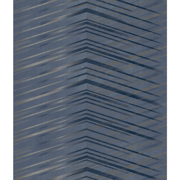 W3860-5 Blue | Kravet Design | Candice Olson After Eight |Modern Wallcovering Print