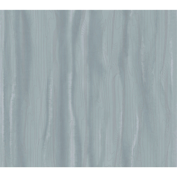 Kravet Design - W3862-115 Blue | Kravet Design | Candice Olson After Eight |Geometric Metallic Wallcovering Print