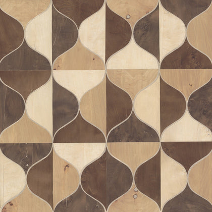 Kravet Design - W3864-61 Brown Wallcovering | Kravet