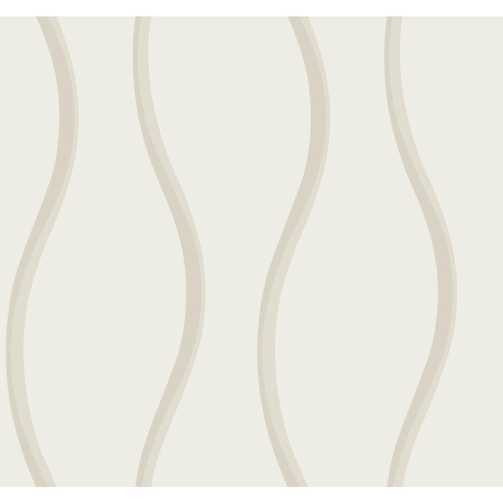 Kravet Design - W3865-101 Taupe | Kravet Design | Candice Olson After Eight |Geometric Wallcovering Print