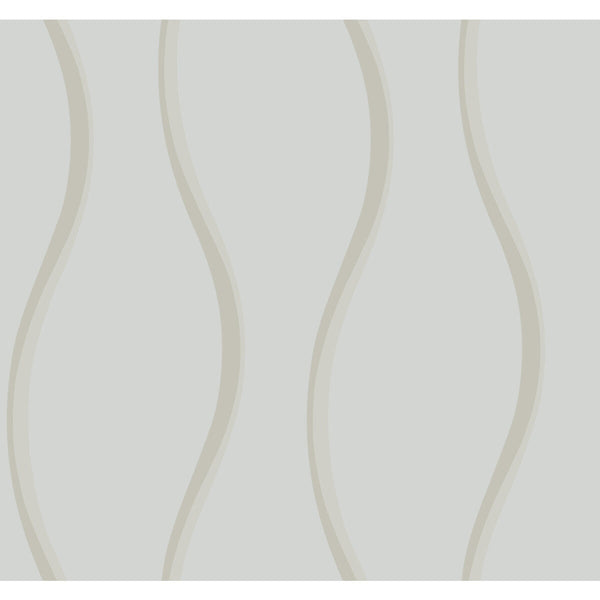 Kravet Design - W3865-11 Grey Wallcovering | Kravet