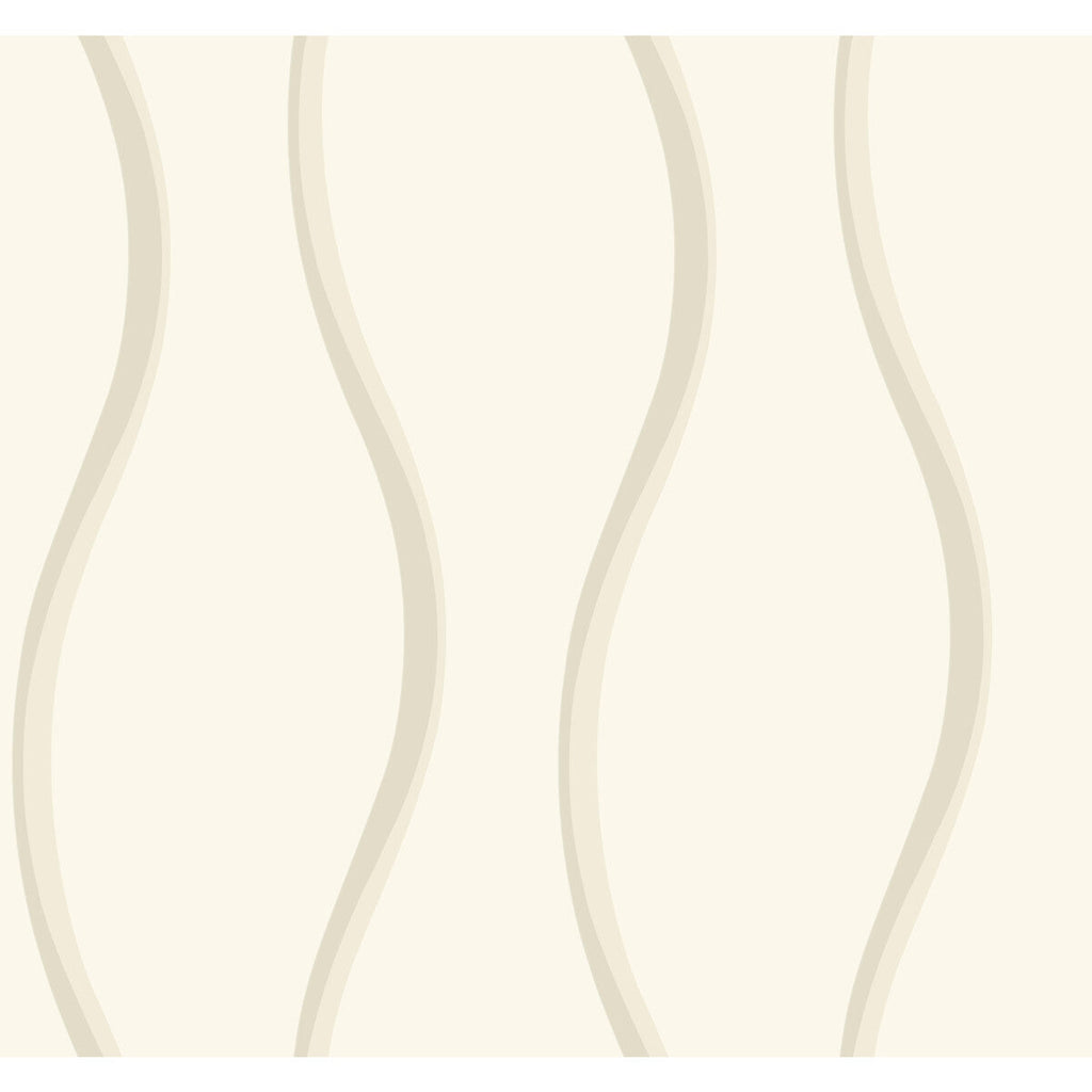 Kravet Design - W3865-1 White | Kravet Design | Candice Olson After Eight |Geometric Wallcovering Print