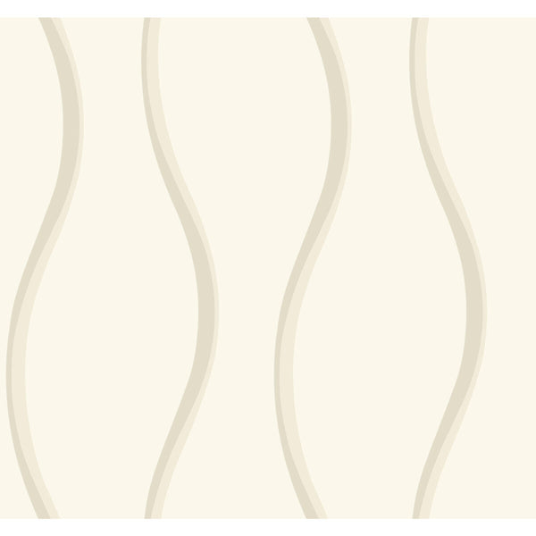 Kravet Design - W3865-1 White | Kravet Design | Candice Olson After Eight |Geometric Wallcovering Print