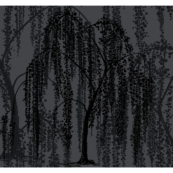 Kravet Design - W3866-821 Charcoal Wallcovering | Kravet