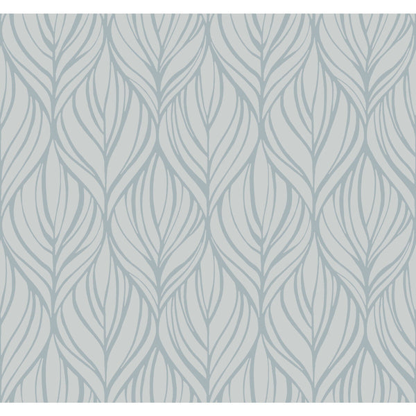 Kravet Design - W3869-11 Grey | Kravet Design | Candice Olson After Eight |Modern Metallic Wallcovering Print