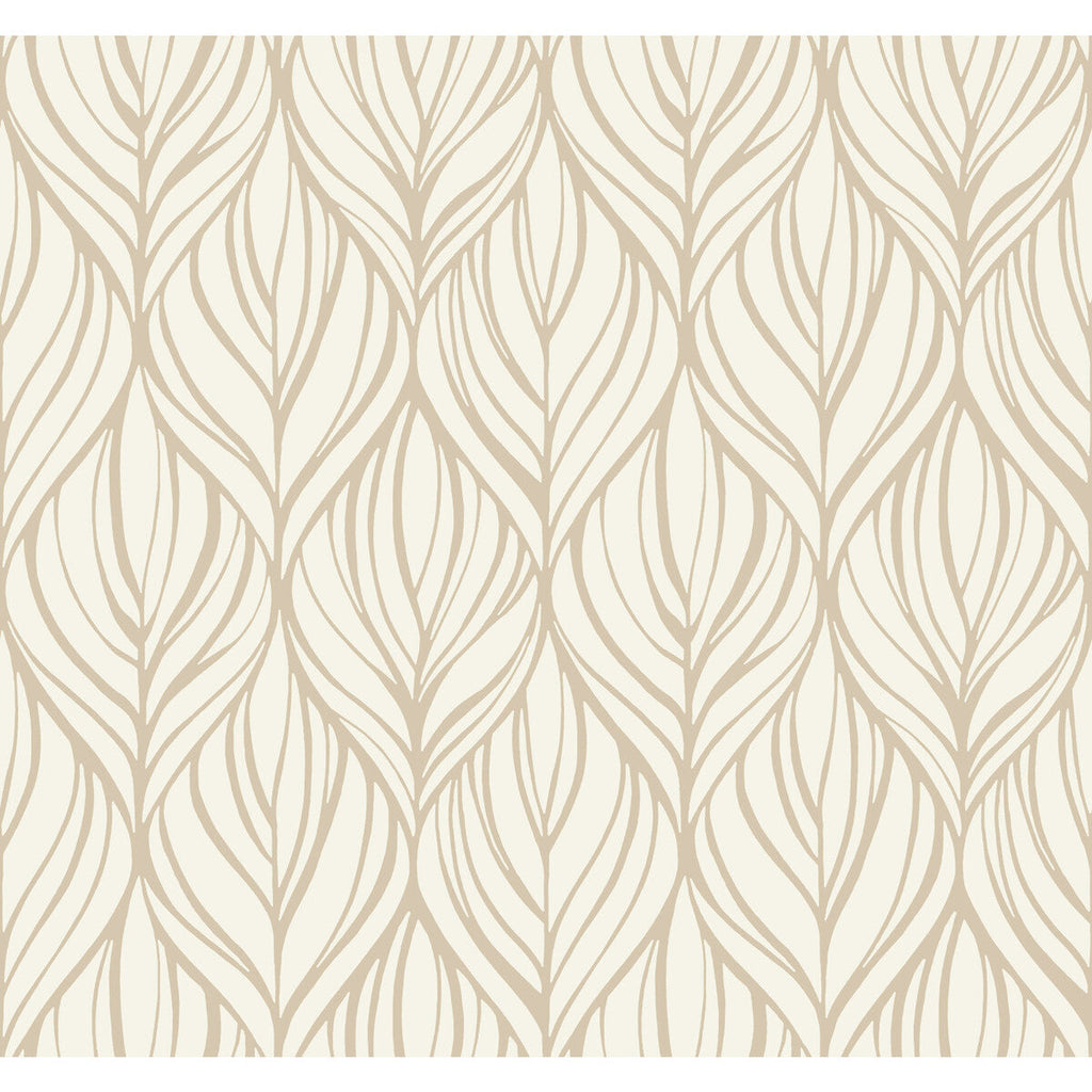 Kravet Design - W3869-4 Gold | Kravet Design | Candice Olson After Eight |Modern Metallic Wallcovering Print