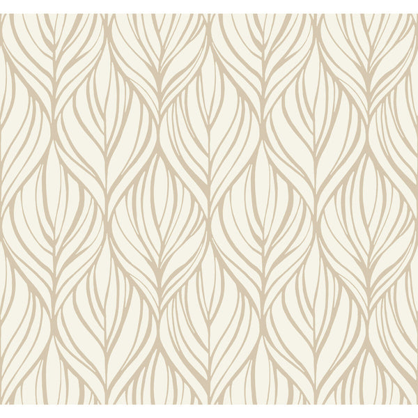 Kravet Design - W3869-4 Gold | Kravet Design | Candice Olson After Eight |Modern Metallic Wallcovering Print